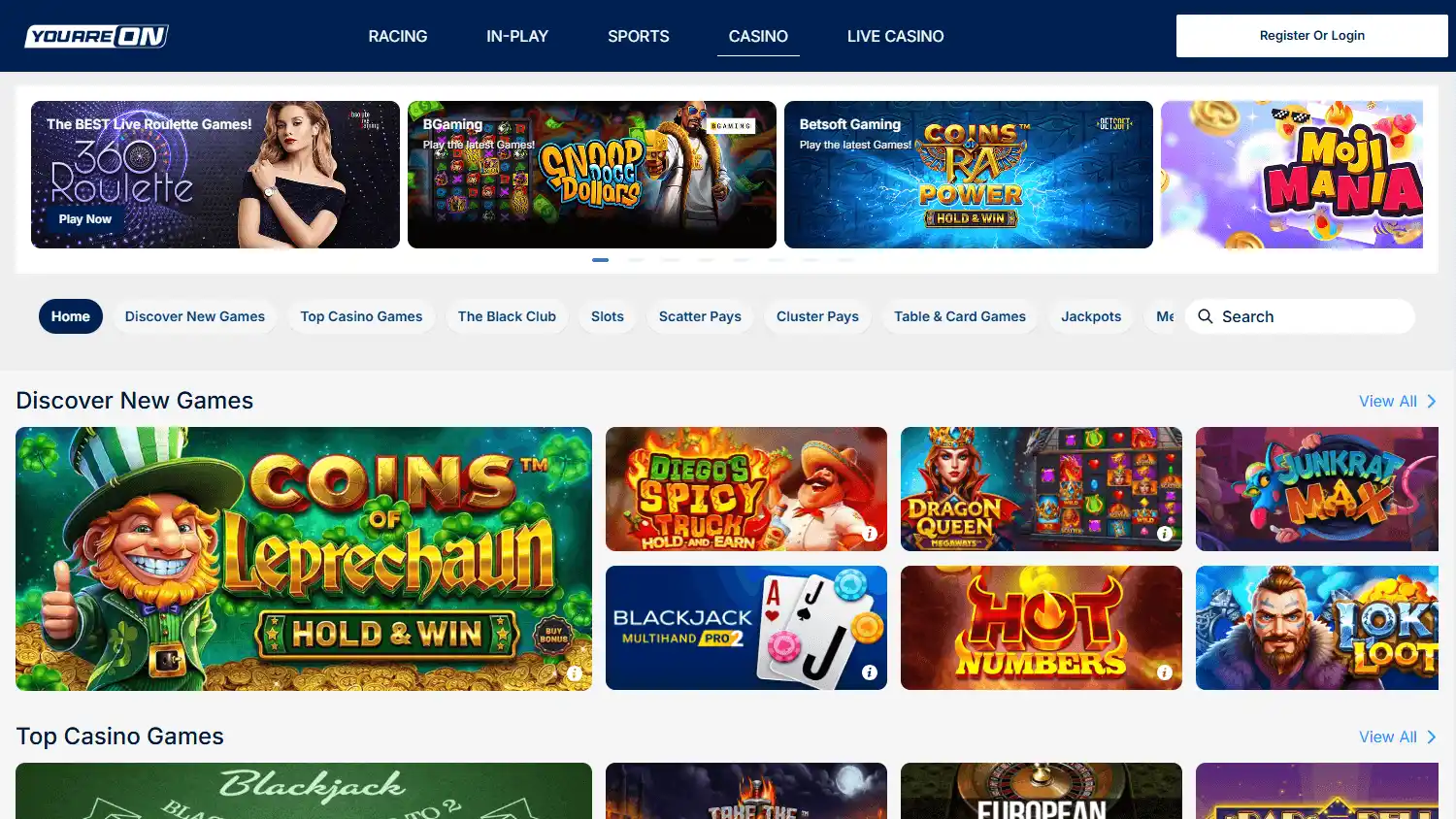 You Are On Casino screenshot 2
