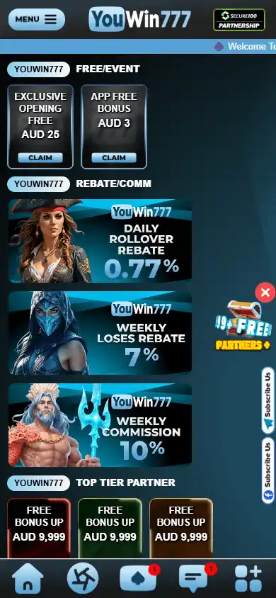 YouWin777 Casino screenshot 4