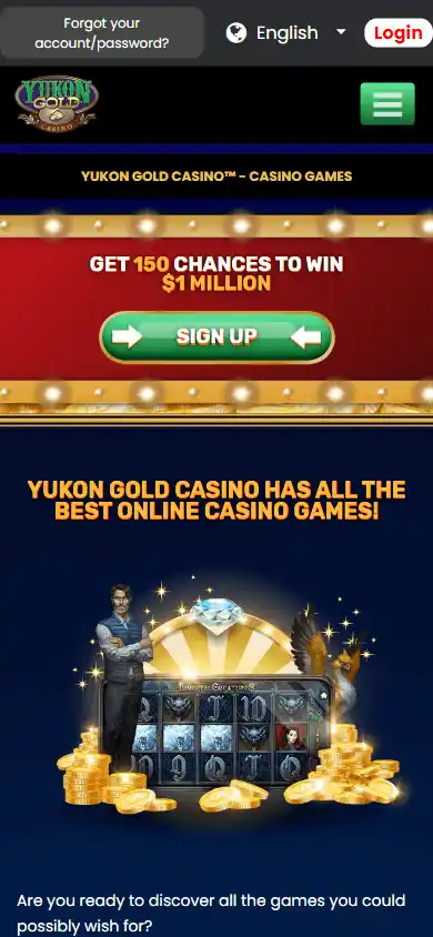 Yukon Gold Casino screenshot 5