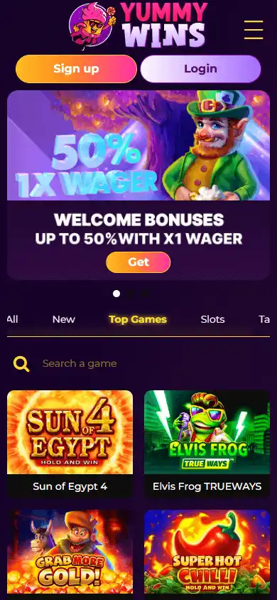 Yummy Wins Casino screenshot 4