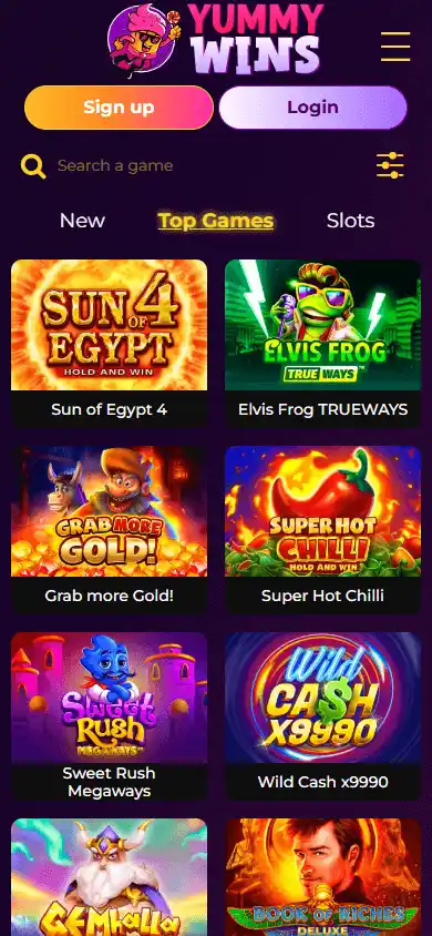 Yummy Wins Casino screenshot 5