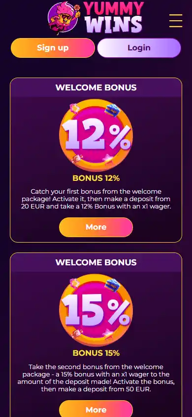 Yummy Wins Casino screenshot 6