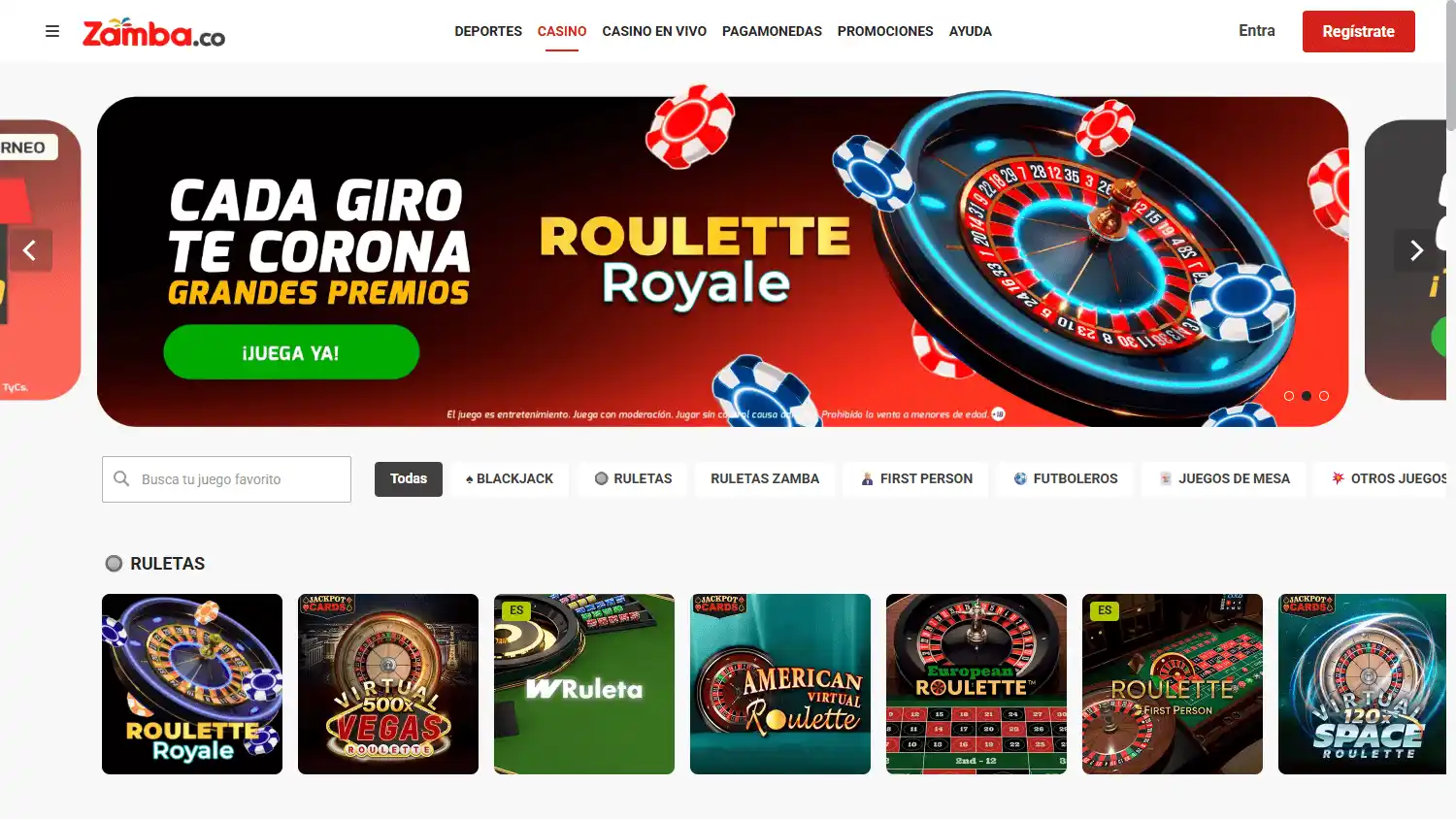 Zamba Casino screenshot 3