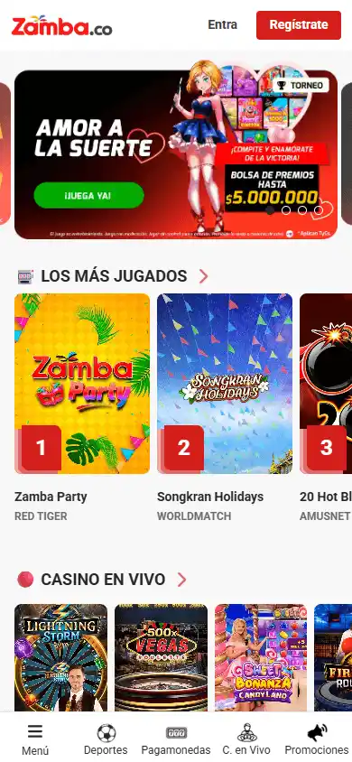 Zamba Casino screenshot 5