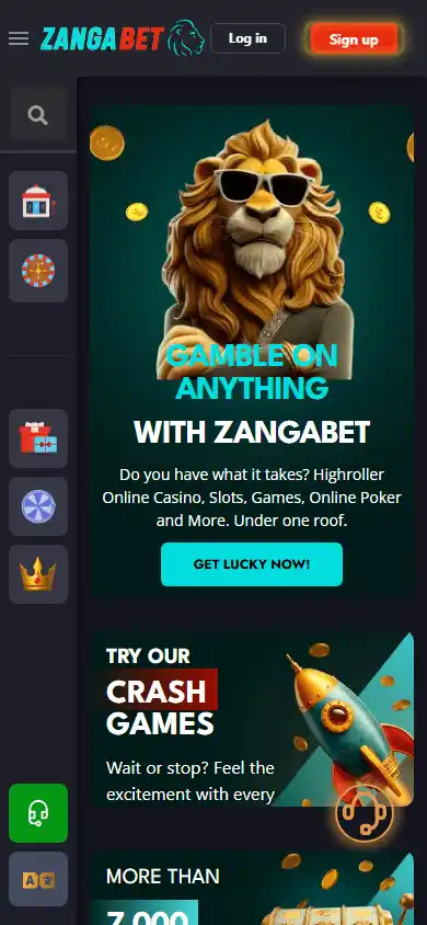 Zangabet Casino screenshot 4