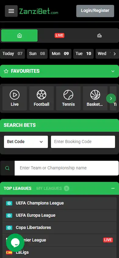 Zanzibet Casino screenshot 4