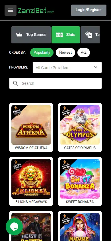 Zanzibet Casino screenshot 5