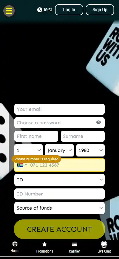 ZARbet Casino screenshot 3