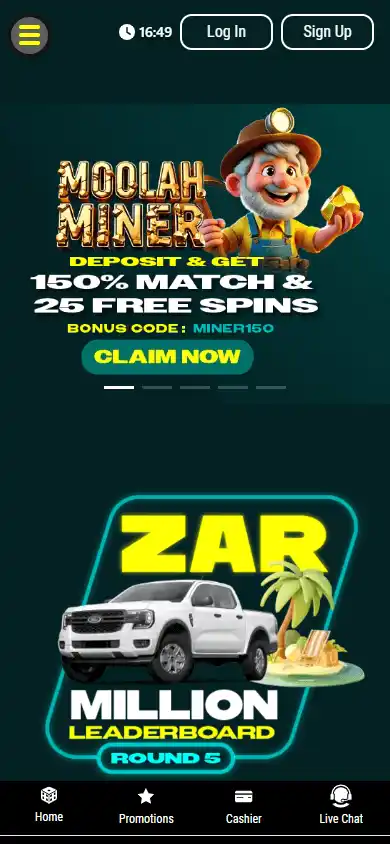 ZARbet Casino screenshot 4