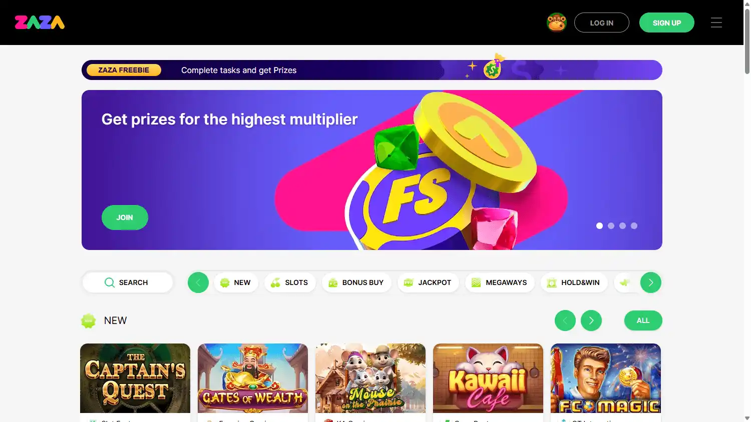 Zaza Casino screenshot 1