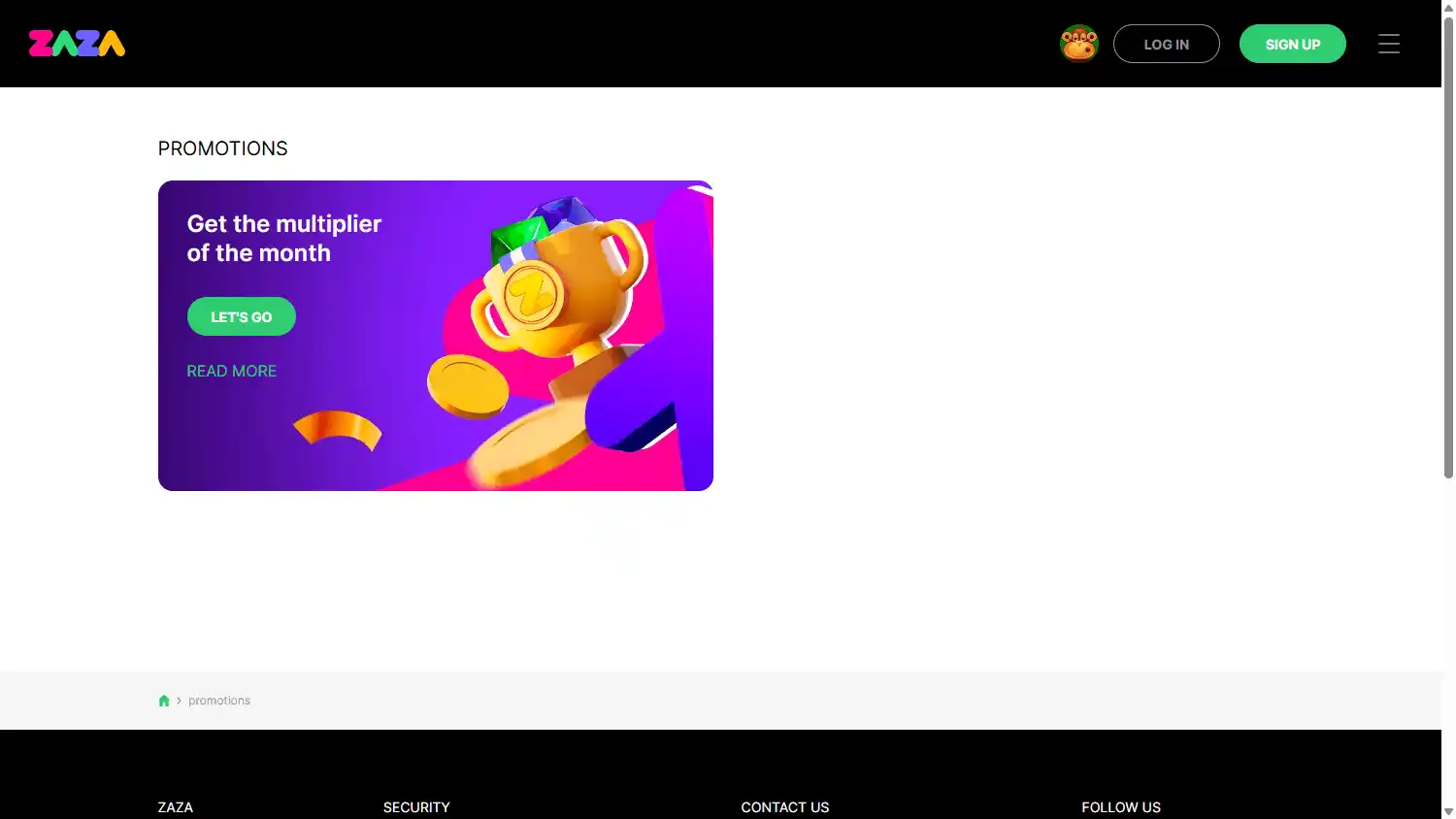 Zaza Casino screenshot 3