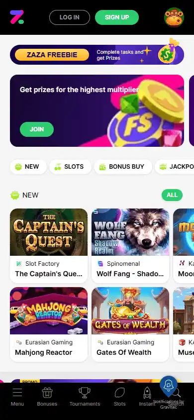 Zaza Casino screenshot 4