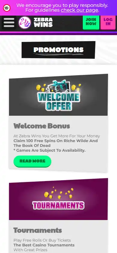 Zebra Wins Casino screenshot 6