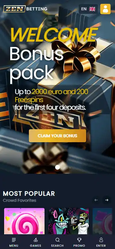 ZenBetting Casino screenshot 4
