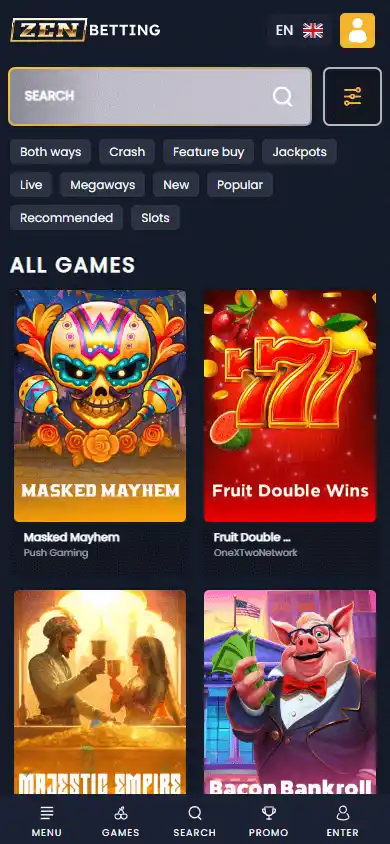 ZenBetting Casino screenshot 5