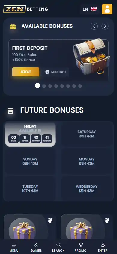 ZenBetting Casino screenshot 6