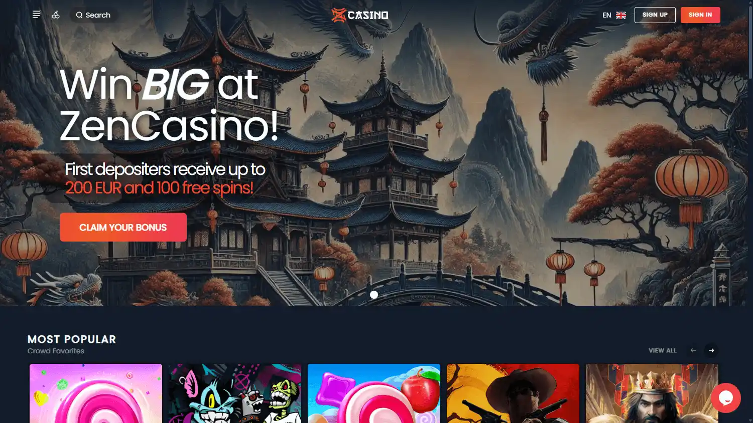 ZenCasino screenshot 1