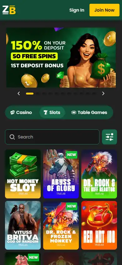 Zessbet Casino screenshot 5