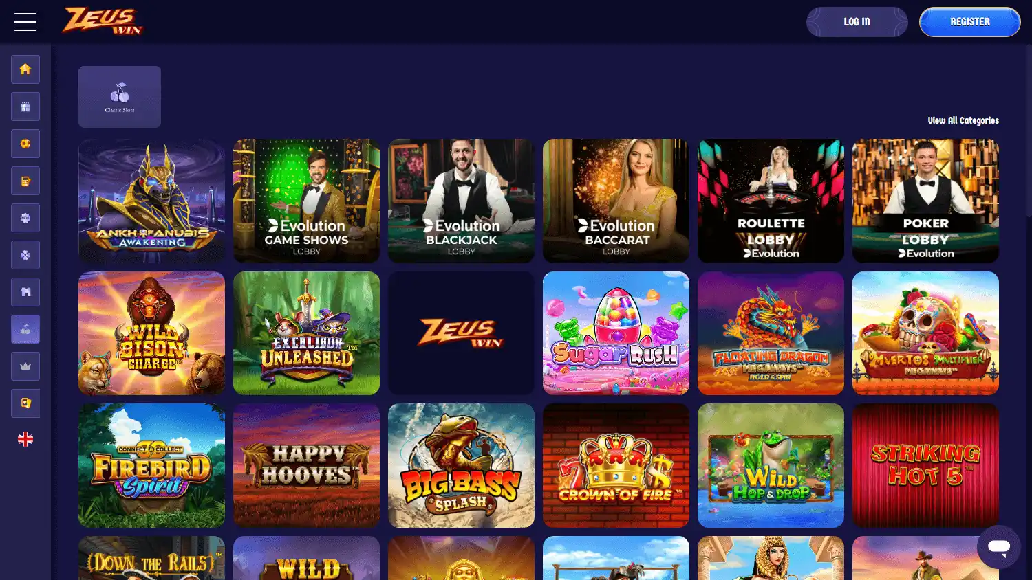 ZeusWin Casino screenshot 2