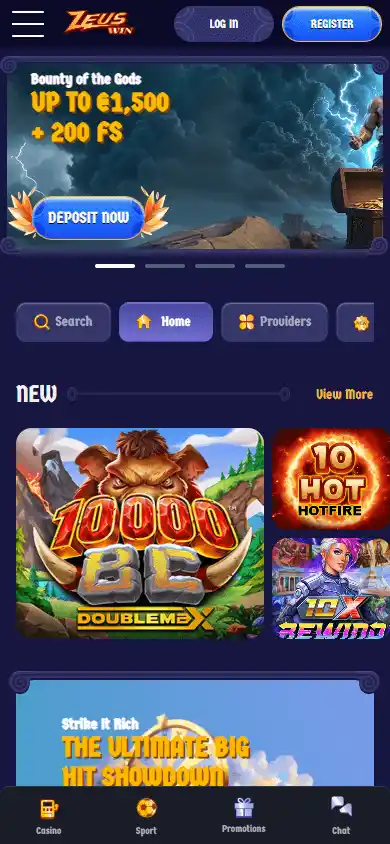ZeusWin Casino screenshot 4