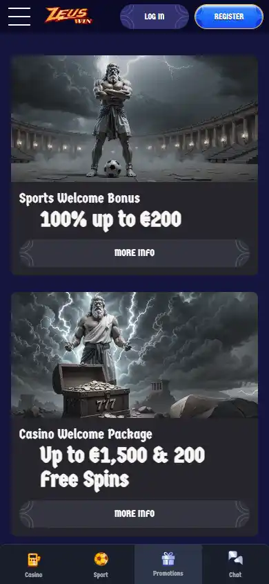 ZeusWin Casino screenshot 6