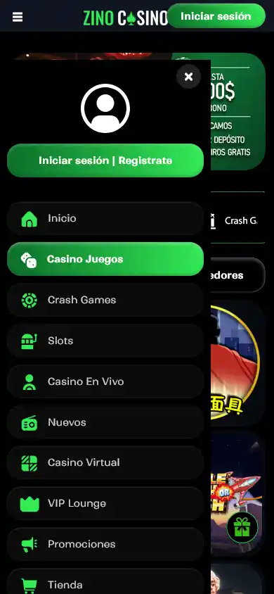 Zino Casino screenshot 2
