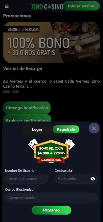 Zino Casino screenshot 3
