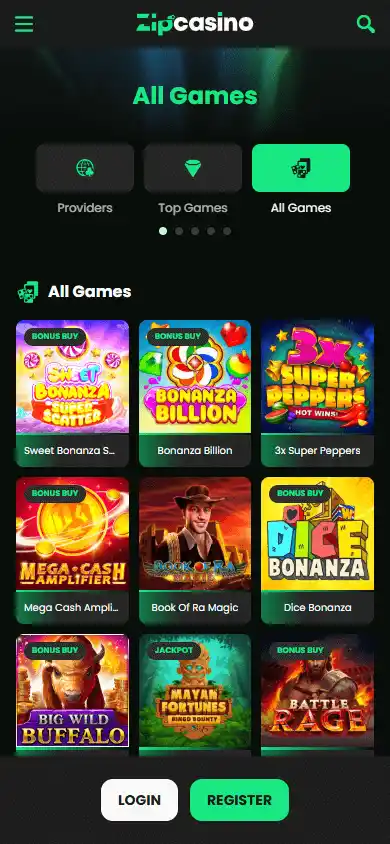 Zip Casino screenshot 5