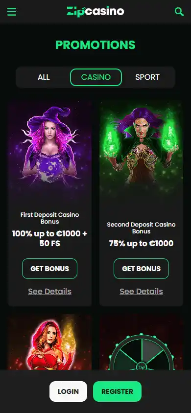 Zip Casino screenshot 6