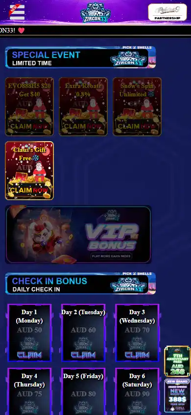 Zircon33 Casino screenshot 3