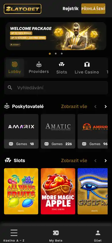 Zlatobet Casino screenshot 3