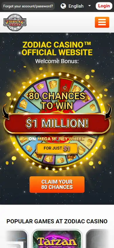 Zodiac Casino UK screenshot 5