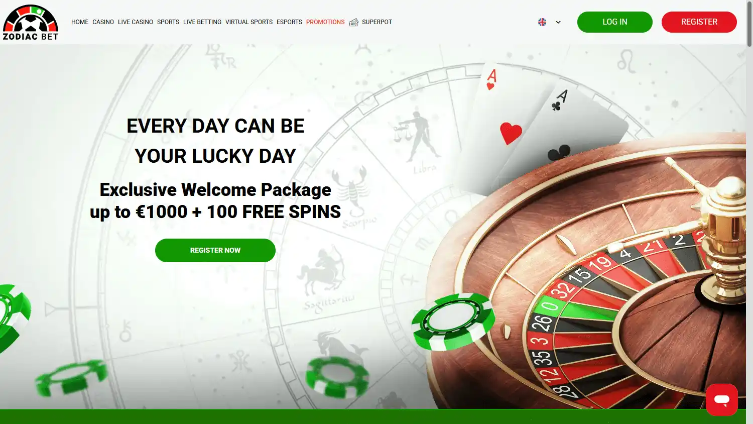 Zodiacbet Casino screenshot 1