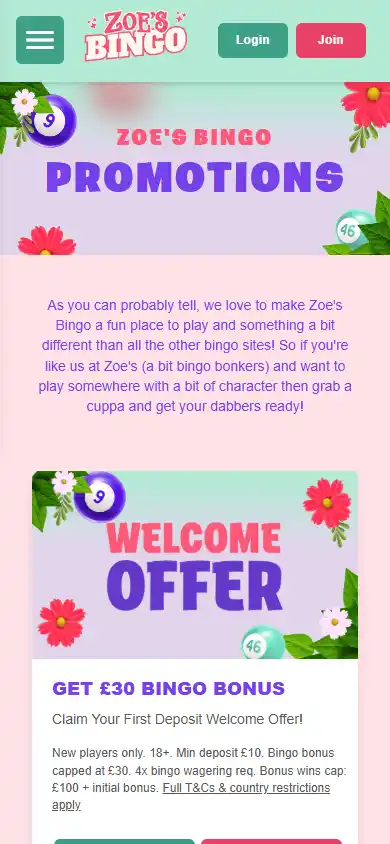 Zoe's Bingo Casino screenshot 6