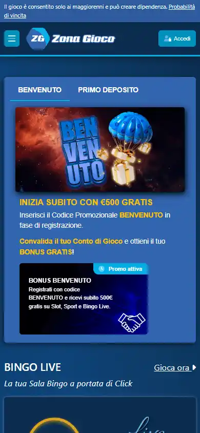ZonaGioco Casino screenshot 5