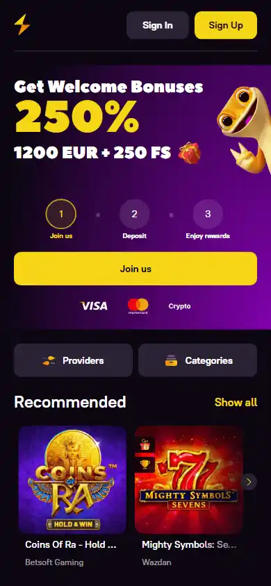 Zoome Casino screenshot 4