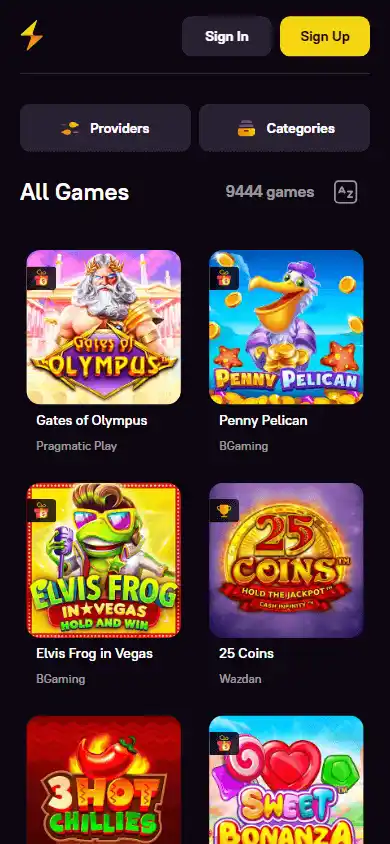 Zoome Casino screenshot 5